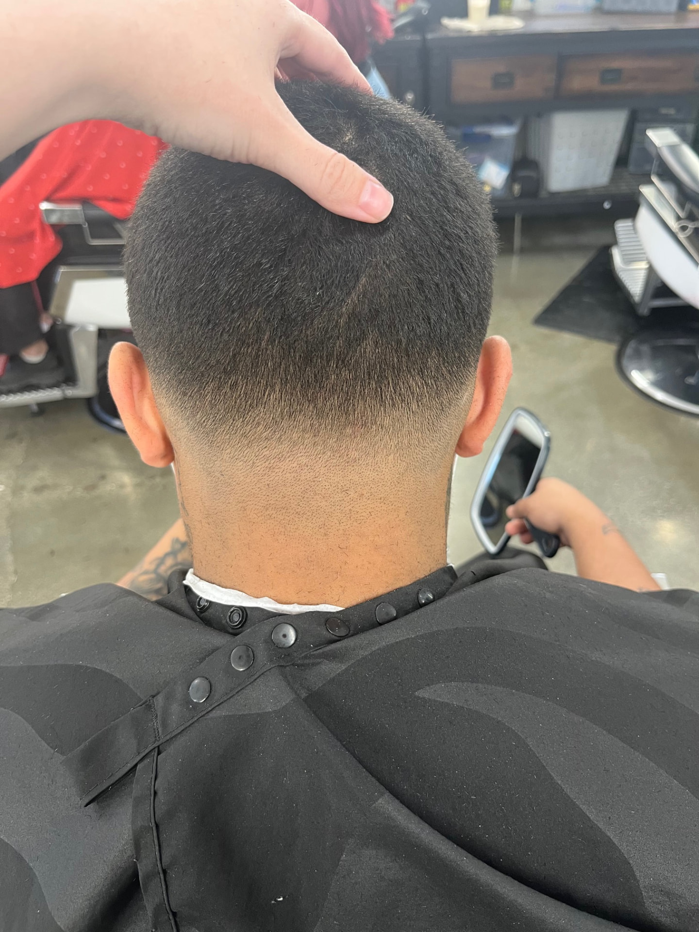Smooth taper fade by Lauren